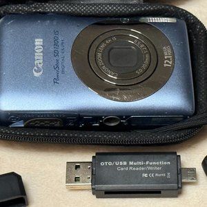 Canon PowerShot SD1300 Is 12.1 Mp Digital ELPH Camera Blue